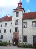 TÅ™eboň slott royaltyfri fotografi TÅ™eboň slott royaltyfri fotografi