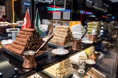 Türkische Konditorei Stockbild Türkische Konditorei Stockbild