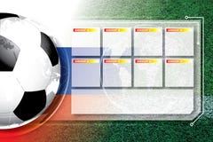 Tło piłki nożnej futbolowy Turniejowy rozkład Obraz Stock Tło piłki nożnej futbolowy Turniejowy rozkład Obraz Stock