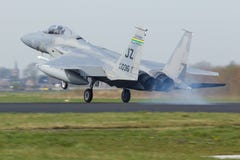 U.S.A.F.F-15 Eagle under Frisianflaggaövningen royaltyfri foto U.S.A.F.F-15 Eagle under Frisianflaggaövningen royaltyfri foto
