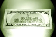 U.S. munt honderd dollars royalty-vrije stock afbeelding U.S. munt honderd dollars royalty-vrije stock afbeelding