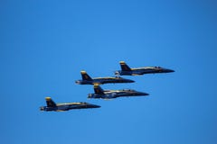 U.S. Navy Blue Angels fly over. royalty free stock photography U.S. Navy Blue Angels fly over. royalty free stock photography