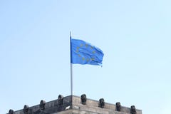 ? U Σημαία στην Ομοσπονδιακή Βουλή στοκ εικόνες ? U Σημαία στην Ομοσπονδιακή Βουλή στοκ εικόνες