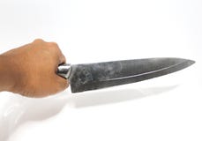 Uccisore del coltello isolato immagini stock libere da diritti Uccisore del coltello isolato immagini stock libere da diritti