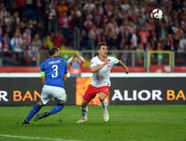 UEFA国家同盟波兰-意大利 免版税库存照片 UEFA国家同盟波兰-意大利 免版税库存照片