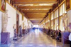 Uffizi galeria w Florencja, Włochy Uffizi galeria w Florencja, Włochy
