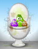 Ugly Dirty Toilet Bowl Germs