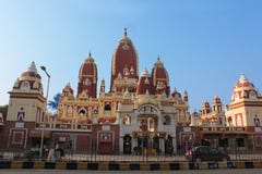 Uitstekende Birla Mandir in Rood Zandsteen Royalty-vrije Stock Afbeeldingen Uitstekende Birla Mandir in Rood Zandsteen Royalty-vrije Stock Afbeeldingen