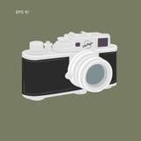 Uitstekende camera vectorillustratie Retro fotoapparatuur Royalty-vrije Stock Fotografie Uitstekende camera vectorillustratie Retro fotoapparatuur Royalty-vrije Stock Fotografie