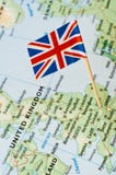 UK flag on map royalty free stock photo UK flag on map royalty free stock photo