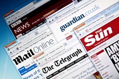 UK`s news web sites royalty free stock photo UK`s news web sites royalty free stock photo