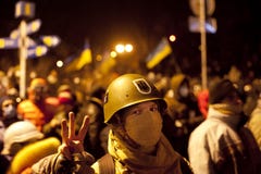 Ukraina revolution royaltyfri bild Ukraina revolution royaltyfri bild