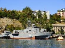 Ukrainian military ships docked in Sevastopol, Crimea Stock Image Ukrainian military ships docked in Sevastopol, Crimea Stock Image