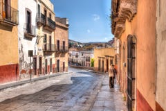 Ulicy Zacatecas Meksyk zdjęcie stock Ulicy Zacatecas Meksyk zdjęcie stock