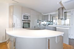 Ultra modern designer kitchen royalty free stock images Ultra modern designer kitchen royalty free stock images