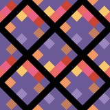 Ultra violet color geometric rhombus pixel seamless pattern. stock illustration Ultra violet color geometric rhombus pixel seamless pattern. stock illustration