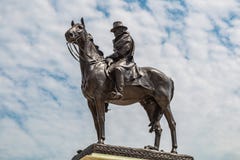 Ulysses S Grant Memorial Statue in Washington, gelijkstroom royalty-vrije stock afbeeldingen Ulysses S Grant Memorial Statue in Washington, gelijkstroom royalty-vrije stock afbeeldingen