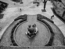Um monumento famoso na cidade de Kiev imagem de stock Um monumento famoso na cidade de Kiev imagem de stock