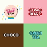 Ume Drink vector illustration Ume Drink vector illustration