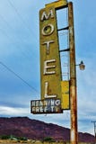 Un arrêt au café de Bagdad, sur la route 66 historique photo stock Un arrêt au café de Bagdad, sur la route 66 historique photo stock