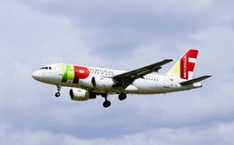 Un avion d'Air Portugal images libres de droits Un avion d'Air Portugal images libres de droits