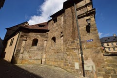 Un bâtiment historique à Bamberg, Allemagne image libre de droits Un bâtiment historique à Bamberg, Allemagne image libre de droits