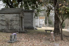 Un cimetière à Dallas, le Texas images libres de droits Un cimetière à Dallas, le Texas images libres de droits