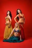 Un danzatore dei tre giovani fotografia stock Un danzatore dei tre giovani fotografia stock