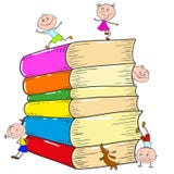 Un insieme dei libri, gioco dei bambini Vettore Fotografie Stock Libere da Diritti Un insieme dei libri, gioco dei bambini Vettore Fotografie Stock Libere da Diritti