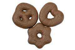 Un pan di zenzero di tre cioccolato immagini stock Un pan di zenzero di tre cioccolato immagini stock