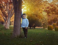 Un ragazzo nella natura fotografie stock Un ragazzo nella natura fotografie stock