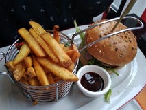 Un repas d?licieux photographie stock Un repas d?licieux photographie stock