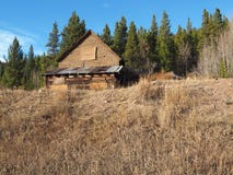 Un vieux bâtiment de mine près de Breckenridge le Colorado photos stock Un vieux bâtiment de mine près de Breckenridge le Colorado photos stock