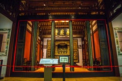 Un vieux bâtiment reconstitué dans le musée provincial de Guangdong Photo stock Un vieux bâtiment reconstitué dans le musée provincial de Guangdong Photo stock