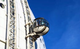 Una esfera de cristal en Ericsson Globe imagen de archivo Una esfera de cristal en Ericsson Globe imagen de archivo