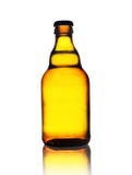 Una pequeña botella de cerveza fotografía de archivo Una pequeña botella de cerveza fotografía de archivo