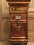 Una scatola unica della casetta postale degli Stati Uniti, dal 1909 fotografia stock libera da diritti Una scatola unica della casetta postale degli Stati Uniti, dal 1909 fotografia stock libera da diritti