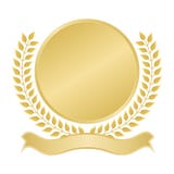 Unbelegte Golddichtung lizenzfreie abbildung Unbelegte Golddichtung lizenzfreie abbildung