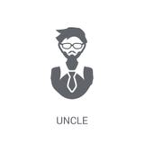 uncle icon. Trendy uncle logo concept on white background from F stock illustration uncle icon. Trendy uncle logo concept on white background from F stock illustration