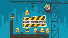 Under Construction stock video. Video of cartoon, page - 73388217 Under Construction stock video. Video of cartoon, page - 73388217