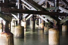 Under The Pier Royalty Free Stock Image