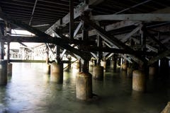 Under The Pier Stock Images