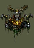 Underworld guard royalty free illustration Underworld guard royalty free illustration