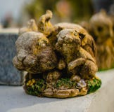 Une décoration grave ou une statue grave images stock Une décoration grave ou une statue grave images stock