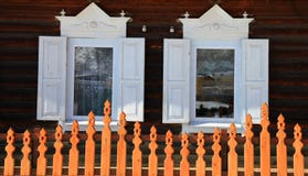 Une partie de maison rurale Photo stock Une partie de maison rurale Photo stock