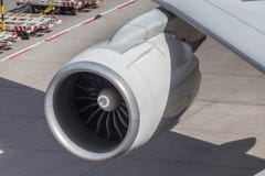 Une turbine d'avions Photos stock Une turbine d'avions Photos stock