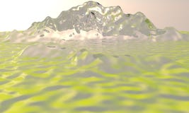 Une étude abstraite de la montagne 3D illustration de vecteur Une étude abstraite de la montagne 3D illustration de vecteur