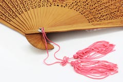 Unfolded Chinese Fan Royalty Free Stock Photography Unfolded Chinese Fan Royalty Free Stock Photography