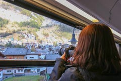 Ung handelsresande p? ferien fotograf fotografering för bildbyråer Ung handelsresande p? ferien fotograf fotografering för bildbyråer
