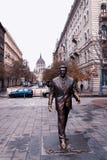 UNGERN BUDAPEST - på JANUARHUNGARY, BUDAPEST - JANUARI 8: en mo arkivbild UNGERN BUDAPEST - på JANUARHUNGARY, BUDAPEST - JANUARI 8: en mo arkivbild